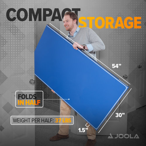 JOOLA Tetra 4Piece Table Tennis Table Conversion Top Includes Ping
